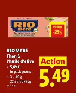 Thon à l'huile d'olive