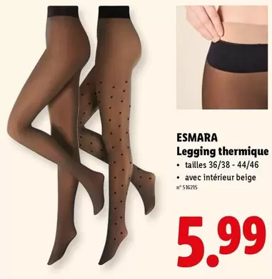Legging thermique