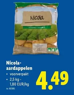 Nicola aardappelen