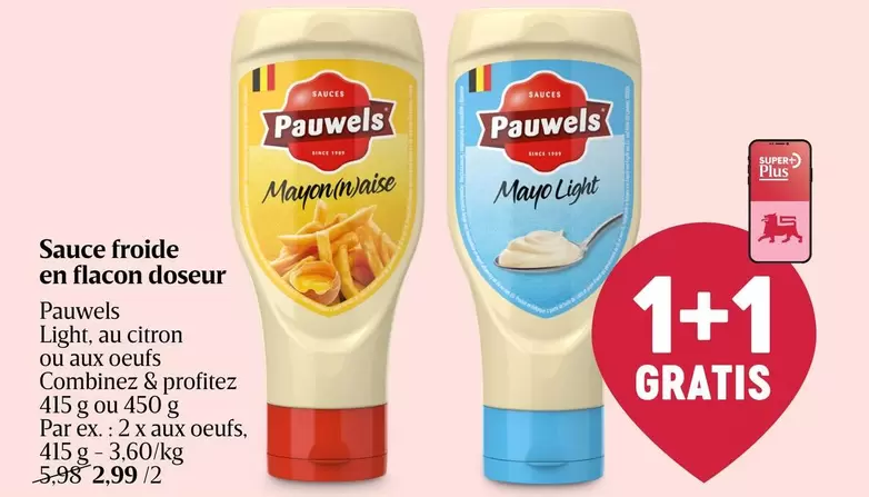Sauce froide en flacon doseur