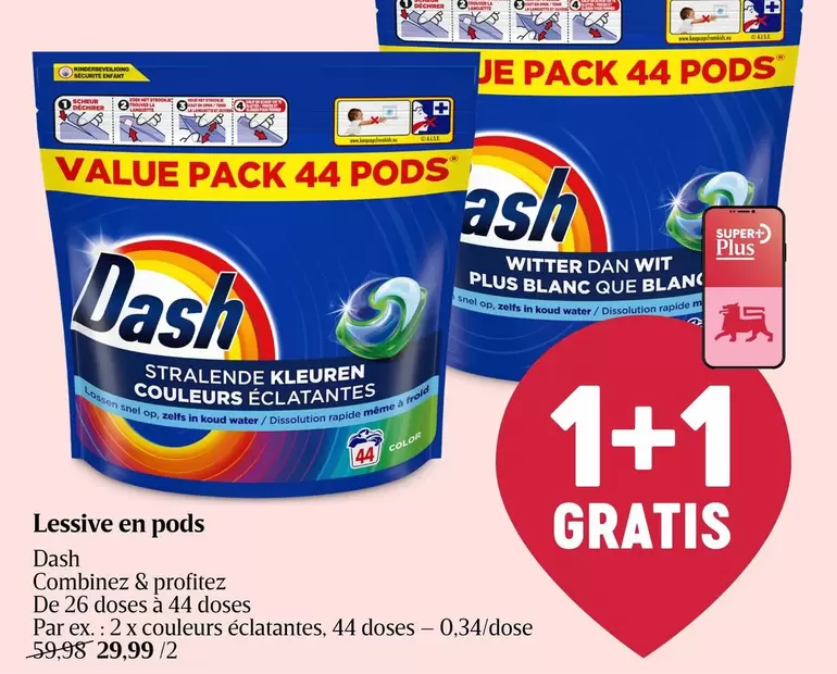 De - Lessive en pods