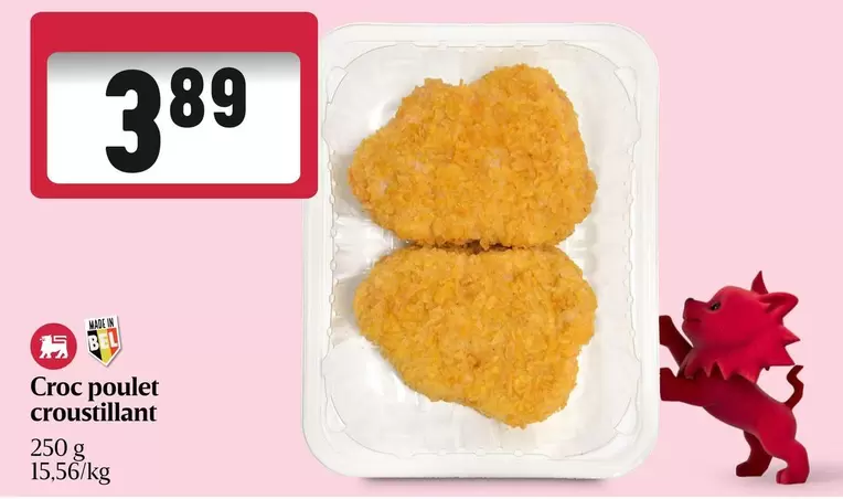Croc poulet croustillant