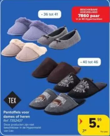 De - Pantoffels voor dames of heren