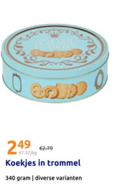 Koekjes in trommel
