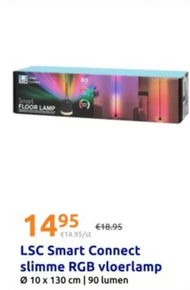 Smart Connect slimme RGB vloerlamp