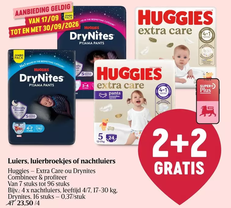 Extra - Luier, luierbroekjes of nachtluiers