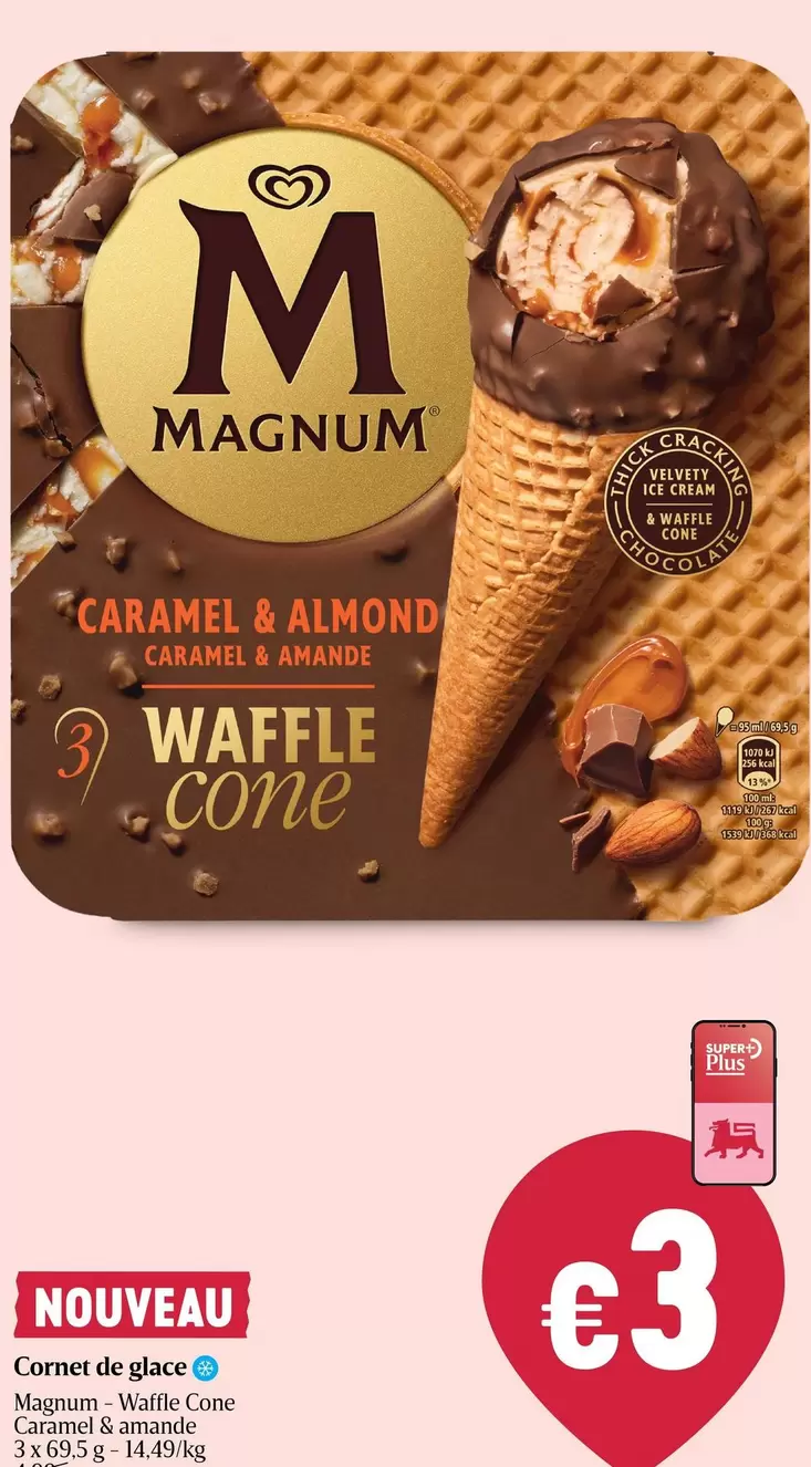 De - Cornet de glace Waffle Cone
