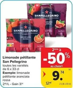 De - Limonade pétillante
