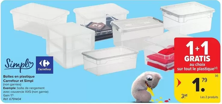 De - Boîtes en plastique
