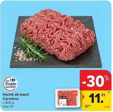 De - Haché de boeuf