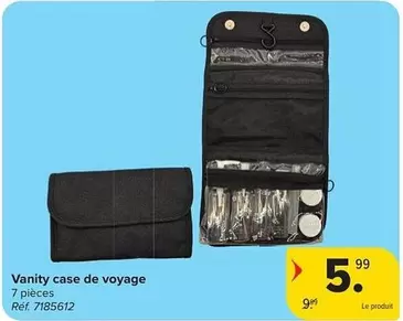 De - Vanity case de voyage 7 pièces Réf. 7185612