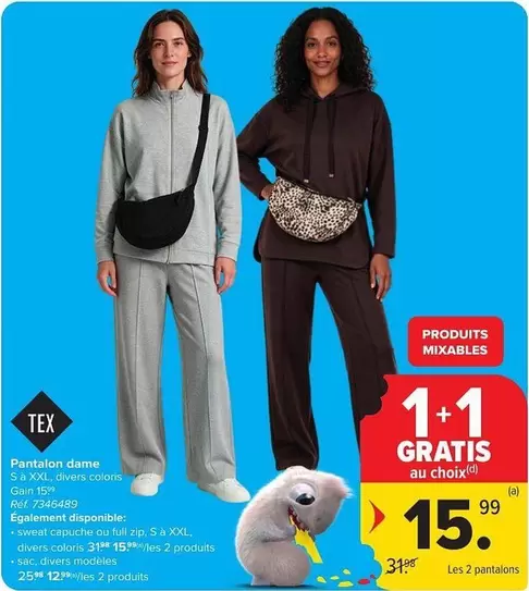 Pantalons dame