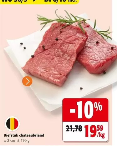Biefstuk chateaubriand