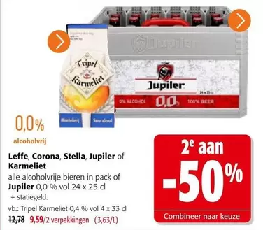 Jupiler - 0.0% vol 24 x 25 cl