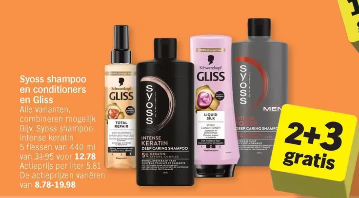 De - Syoss shampoo en conditioners