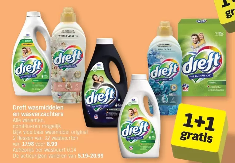 Mega - Dreft wasmiddelen en wasverzachters
