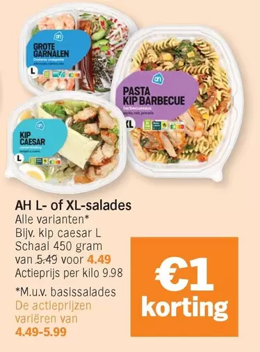 De - L- of XL-salades