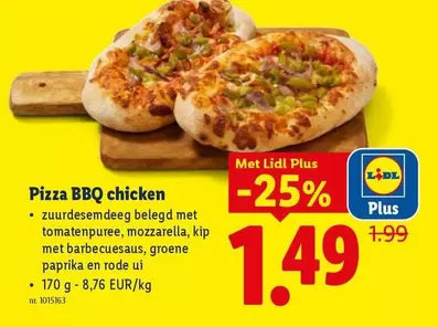 Bbq - Pizza BBQ chicken