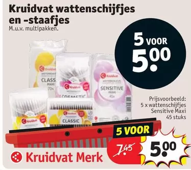 Kruidvat wattenschijfjes en -staafjes