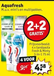 Aquafresh Fresh & Minty 3-in-1 Toothpaste