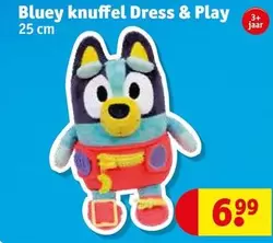 Bluey knuffel Dress & Play