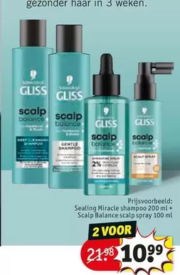 Sealing Miracle shampoo + Scalp Balance scalp spray