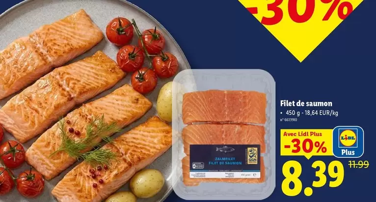 De - Filet de saumon
