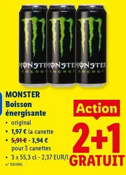 Monster - Boisson énergisante