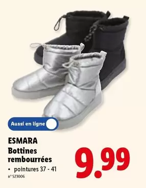 Bottines rembourrées