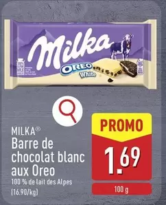 White - Barre de chocolat blanc aux Oreo