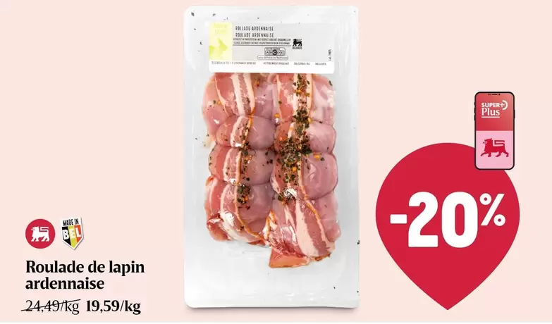 De - Roulade de lapin ardennaise