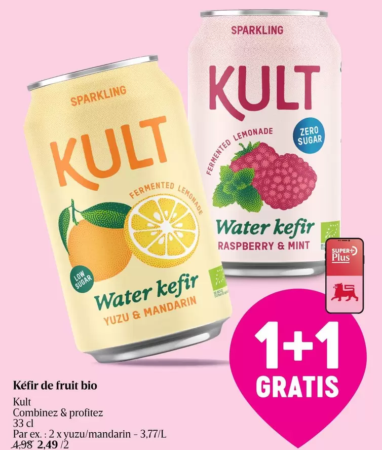 De - Water Kefir Yuzu & Mandarin