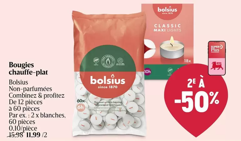 De - Bougies chauffe-plat