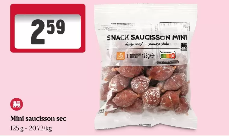 Snack - Mini saucisson sec