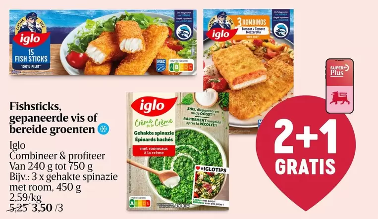 De - Fishsticks, gepaneerde vis of bereide groenten