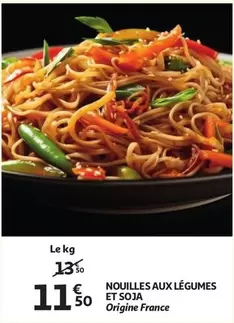 NOUILLES AUX LÉGUMES ET SOJA
