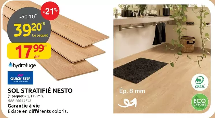 Step - SOL STRATIFIÉ NESTO