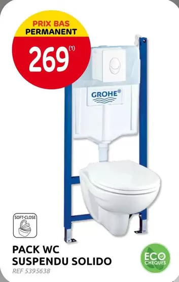 PACK WC SUSPENDU SOLIDO