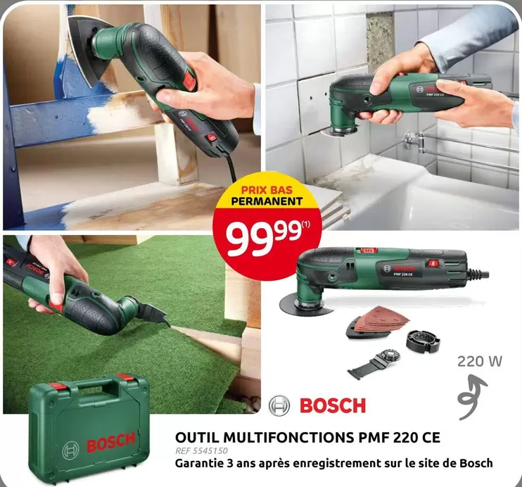 Bosch - OUTIL MULTIFONCTIONS PMF 220 CE