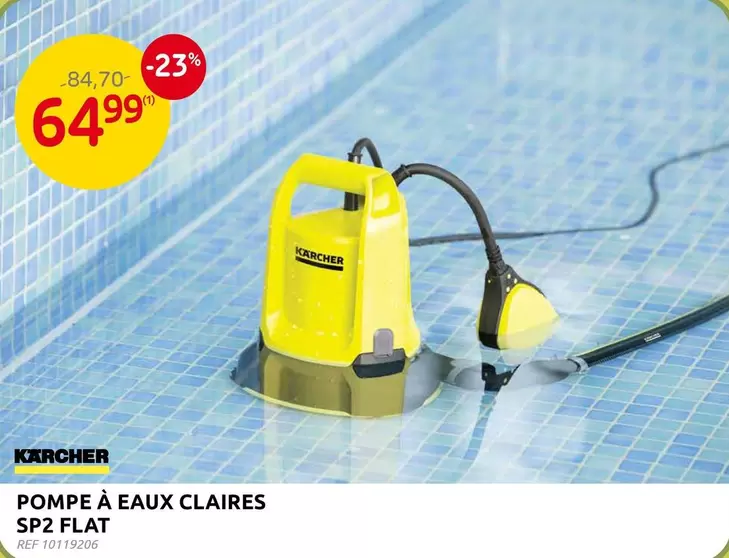 Karcher - POMPE À EAUX CLAIRES SP2 FLAT