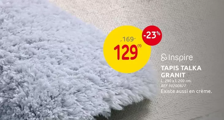 TAPIS TALKA GRANIT L.290x1.200 cm REF 70200877