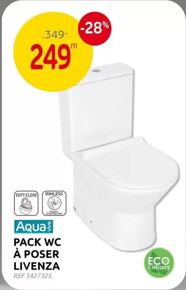 PACK WC À POSER LIVEnZA REF S427325