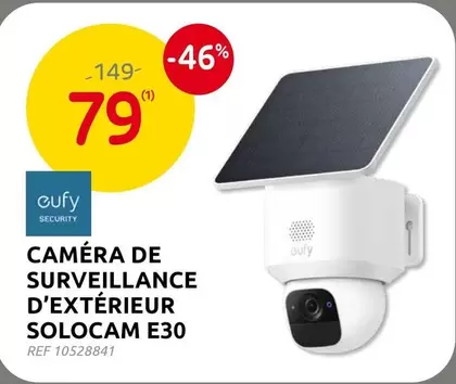 De - CAMÉRA DE SURVEILLANCE D'EXTÉRIEUR SOLOCAM E30