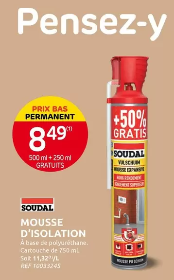 De - MOUSSE D'ISOLATION