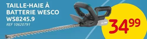 TAILLE-HAIE À BATTERIE WS8245.9