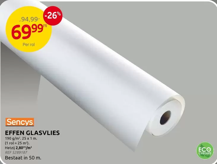 Effen Glasvlies