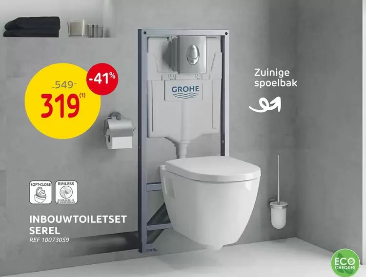 INBOUWTOILETTSET SEREL REF 100/3059