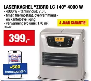 LASERKACHEL "ZIBRO LC 140" 4000 W