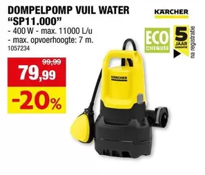 Karcher - DOMPELPOMP VUIL WATER "SP11.000"