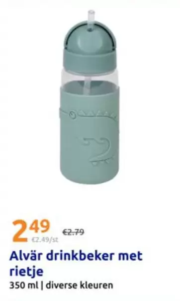 Alv
r drinkbeker met rietje
